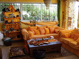 The corner sofa