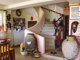 The stairs to the 1st floor
